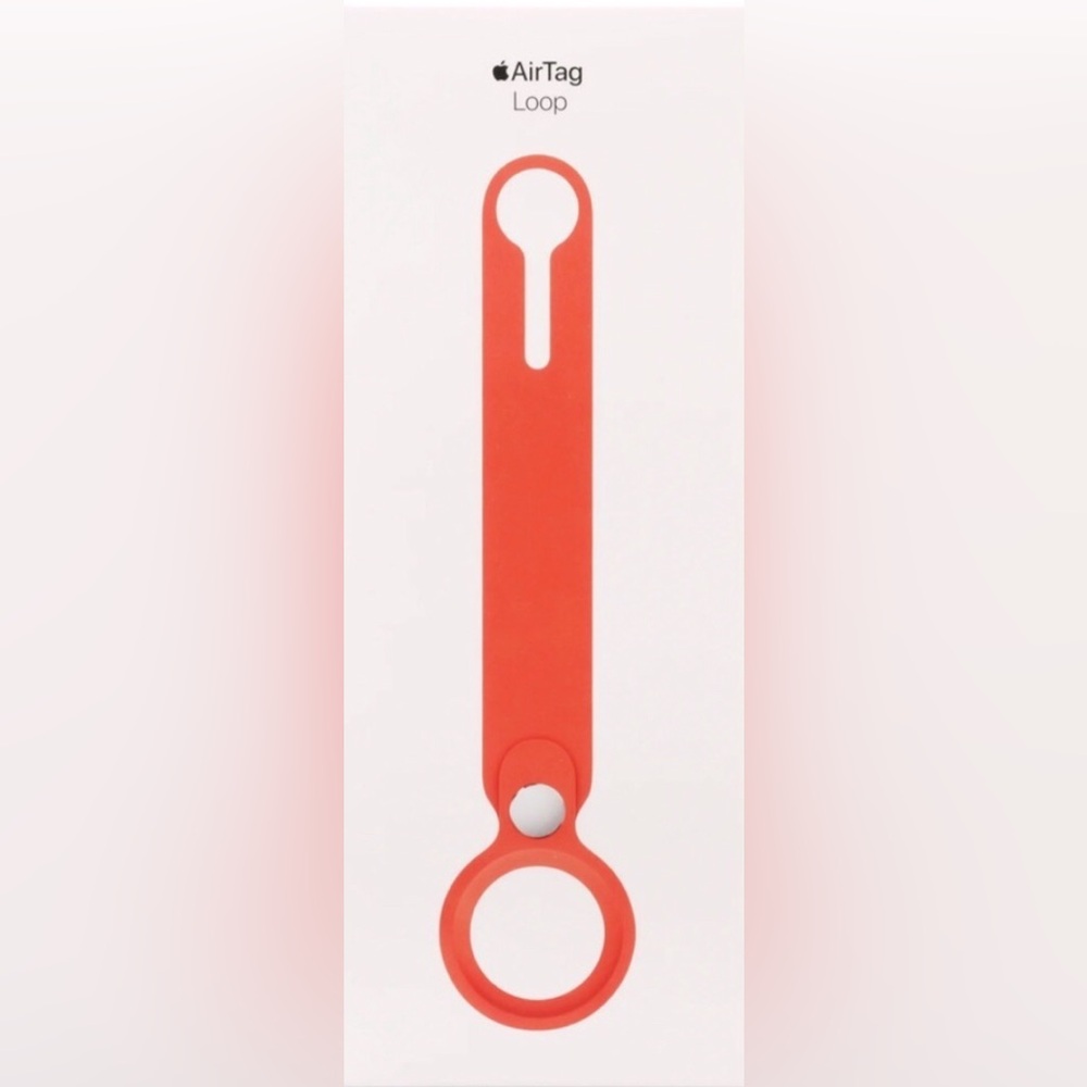 Apple AirTag Loop in electric orange